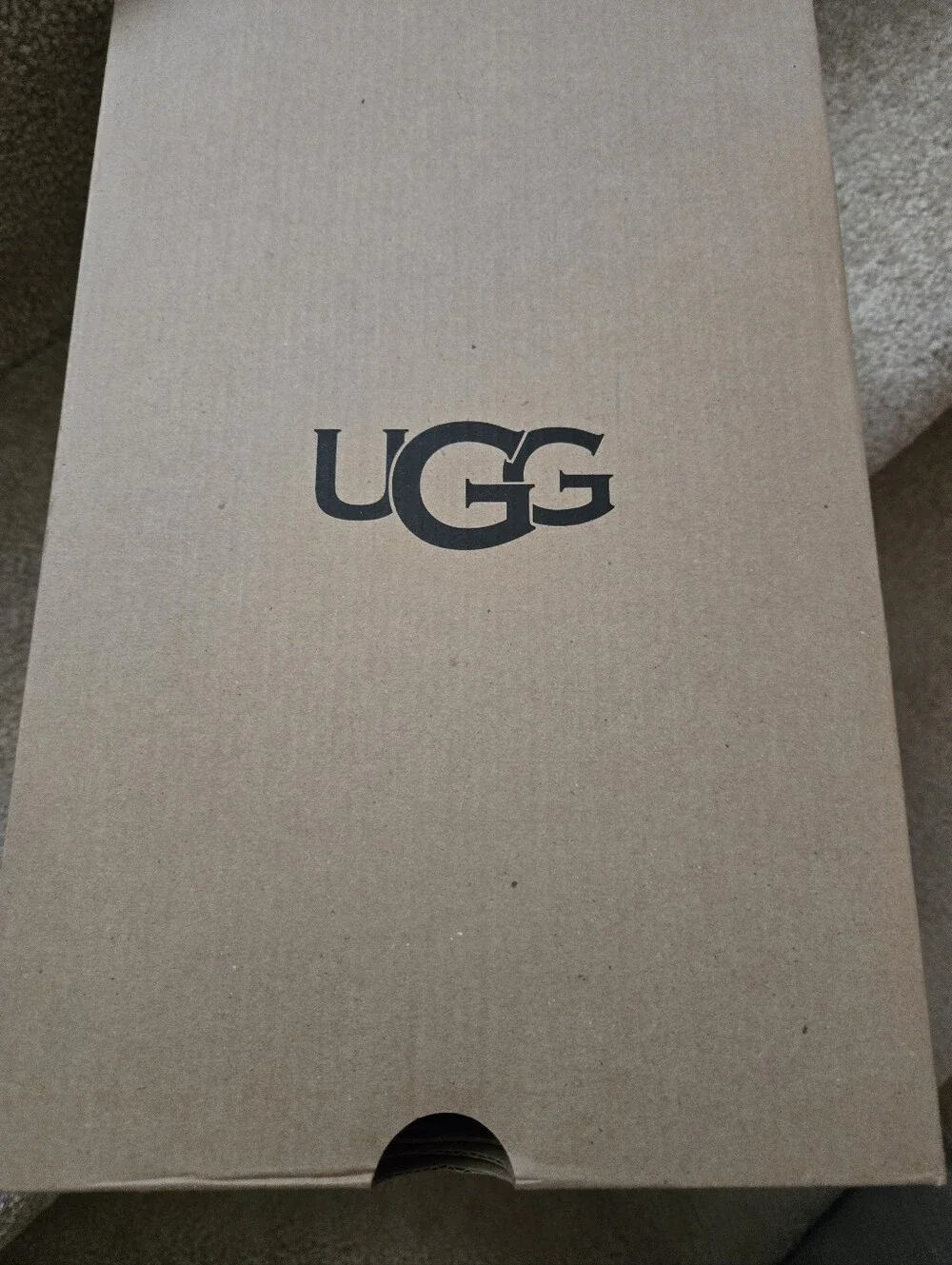 UGG Red Knit Faux-Fur Slip-On Clogs - Picture 5 of 8